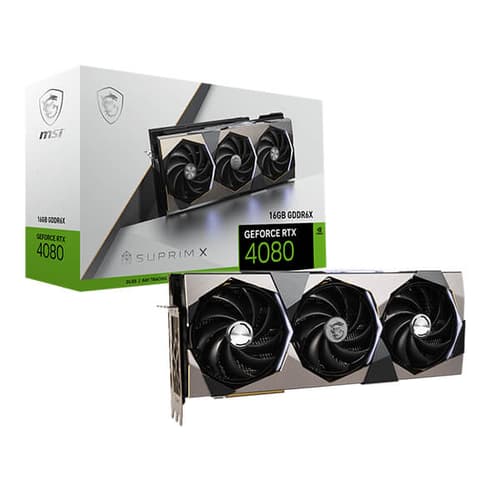 MSI RTX 4080 Suprim X 16GB Gaming Graphics Card